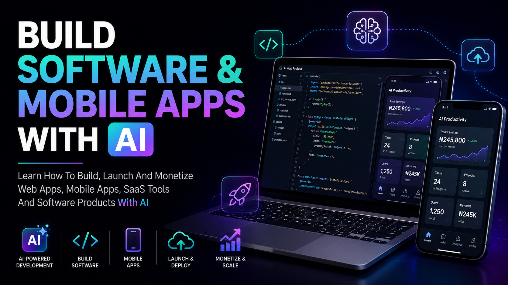 Build Software & Mobile Apps With AI